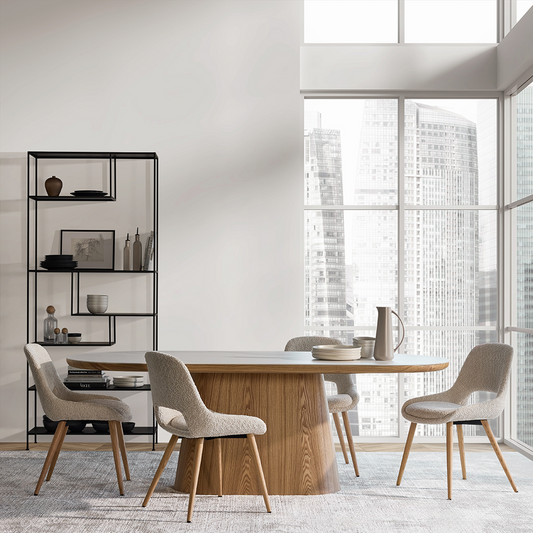 Rosie - Wood Rectangular Dining Table