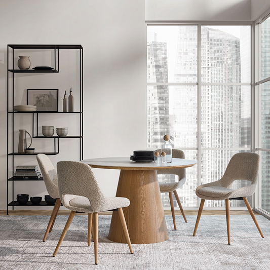 Rosie - Wood Round Dining Table