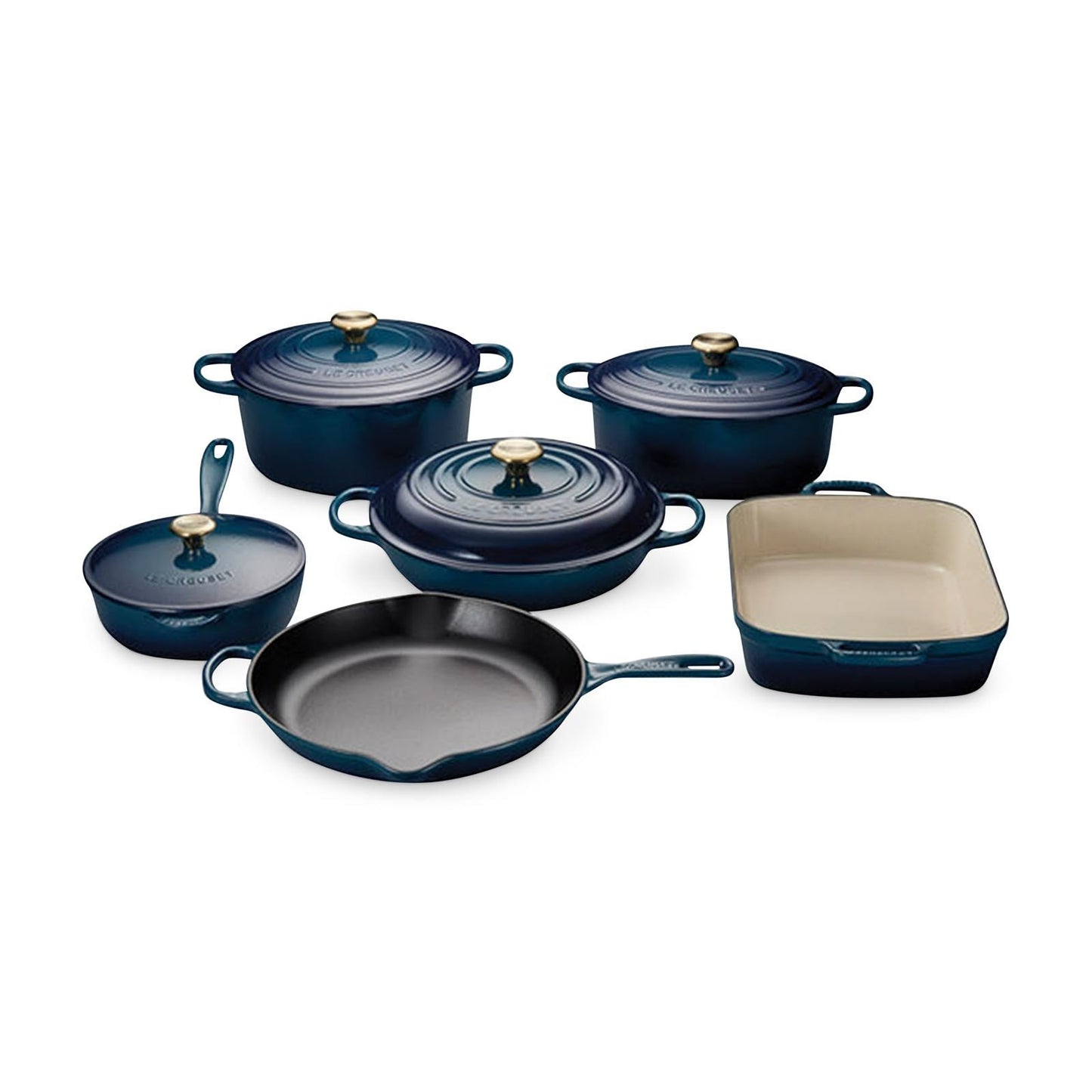 Ensemble 10 pièces Le Creuset