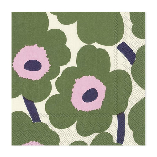 Unikko - Paper Set of 24 Table Napkins