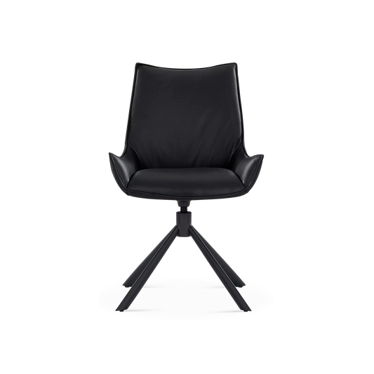 Giulia - Leather Swivel Dining Chair