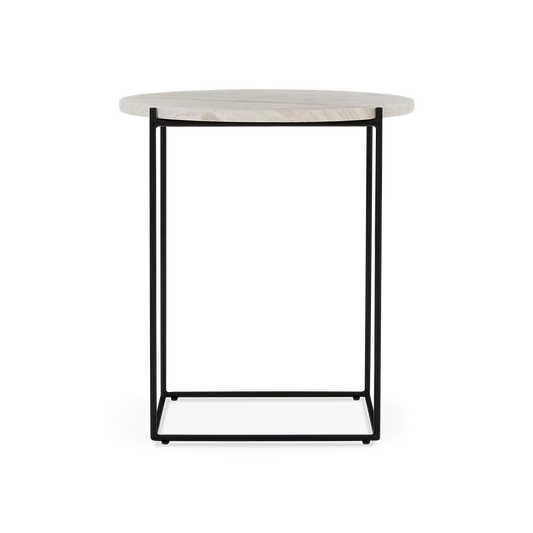 Lola - Table d'appoint en travertin