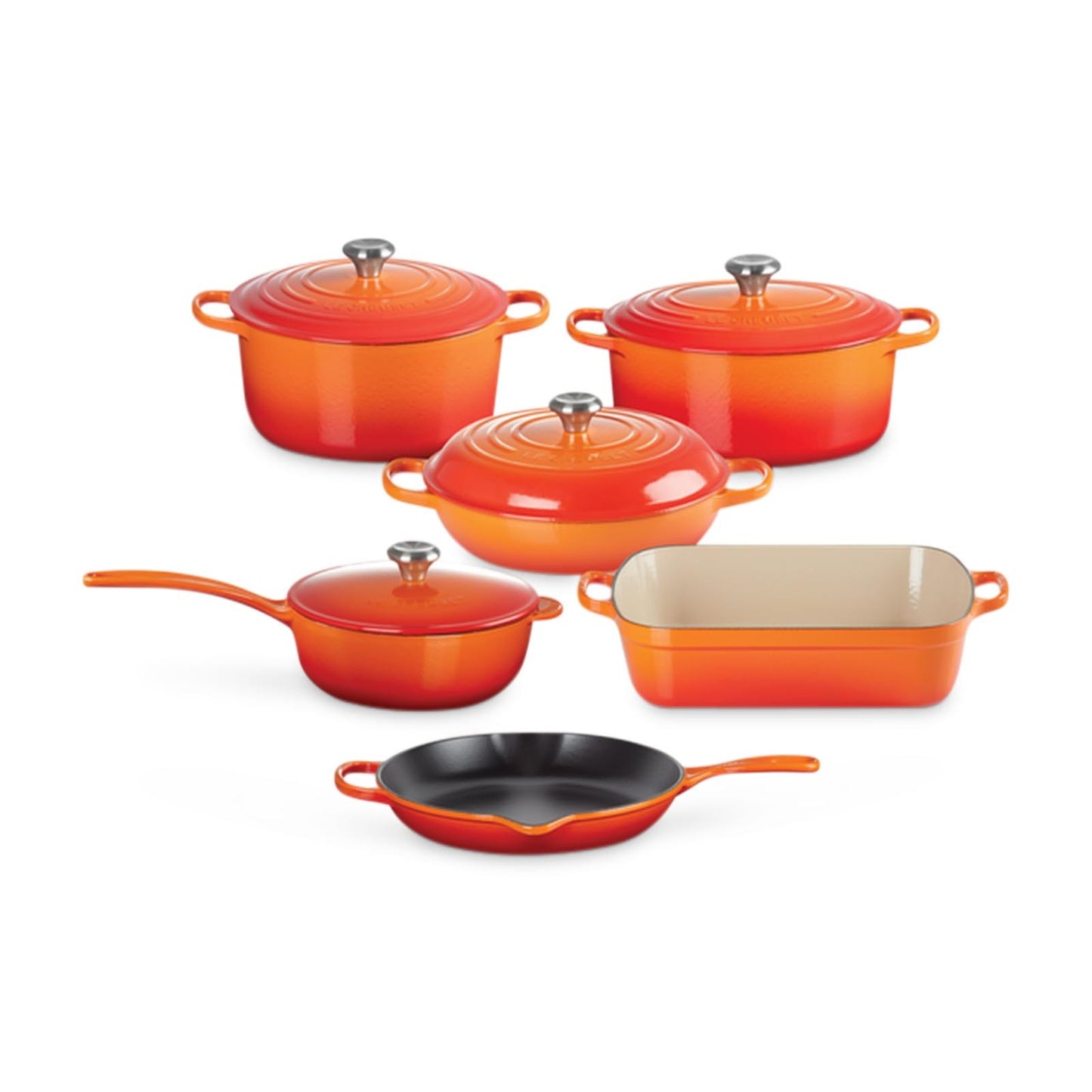 Ensemble 10 pièces Le Creuset