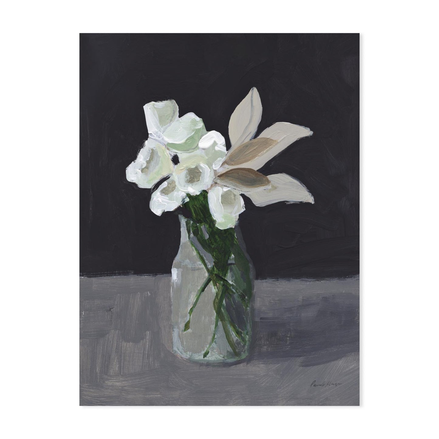 Affiche White Blooms