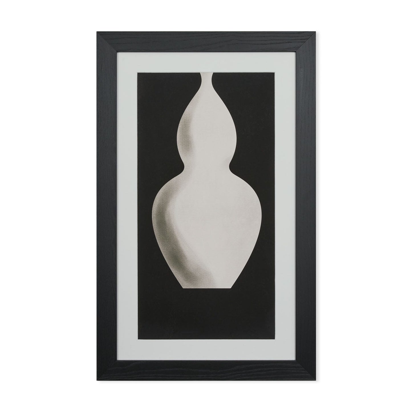 White vase painting