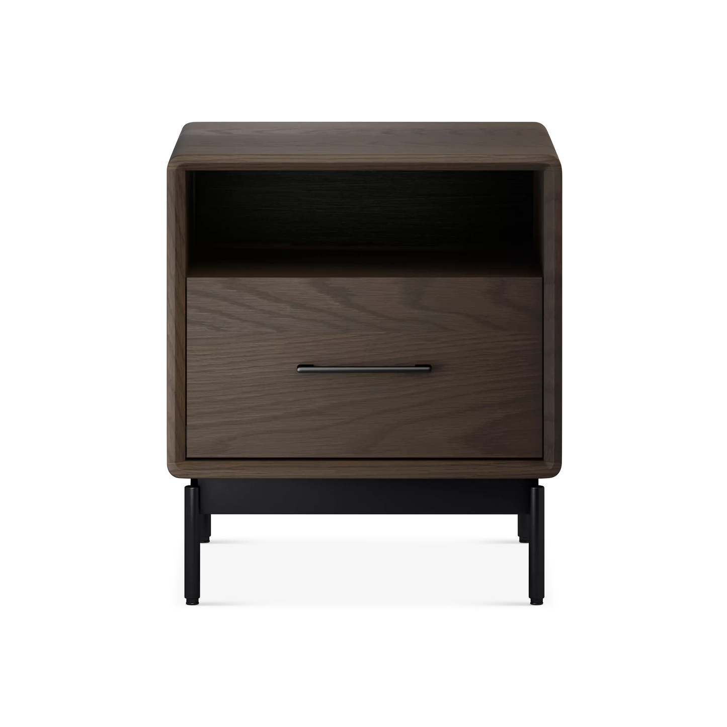 Linq - Walnut Wood Nightstand by BDI