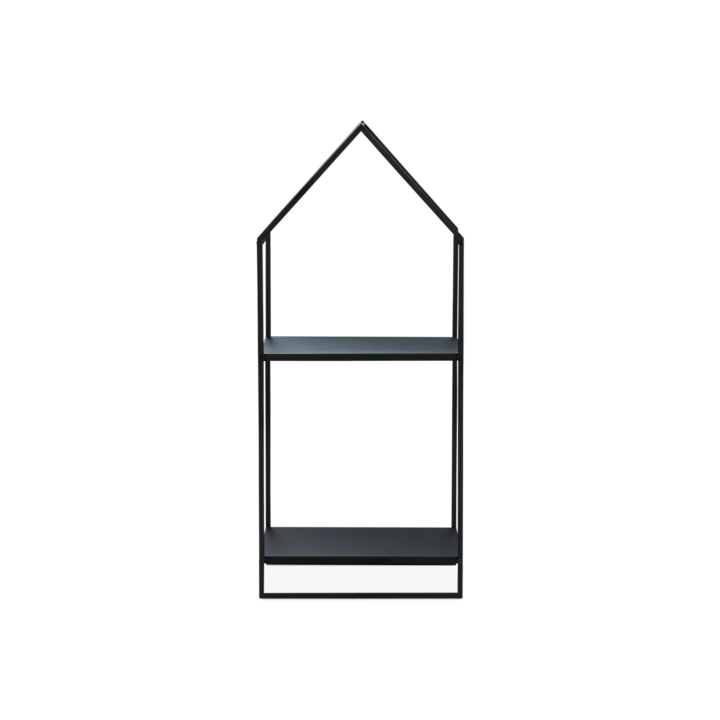 Casa - Minimalist Black Metal Bookcase