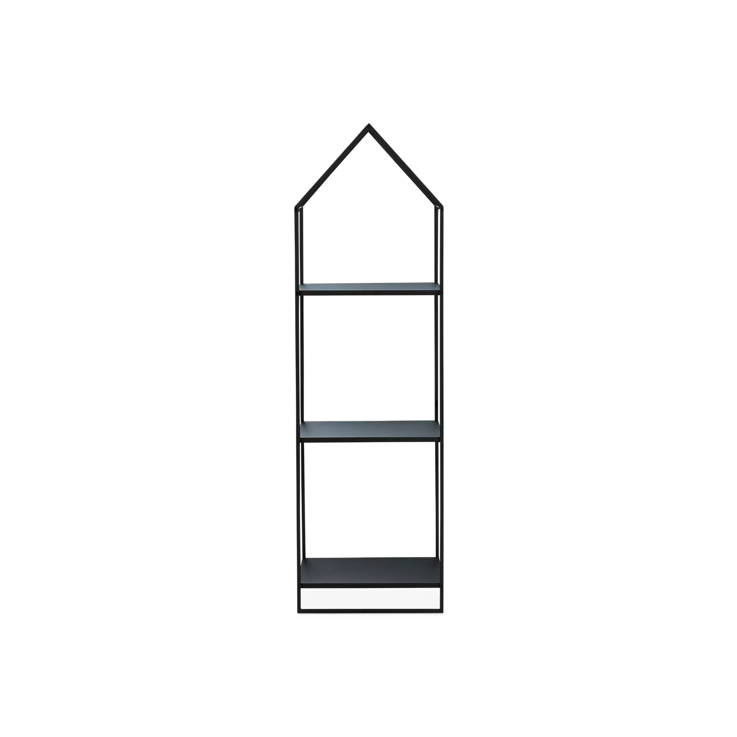 Casa - Small Black Metal Bookcase