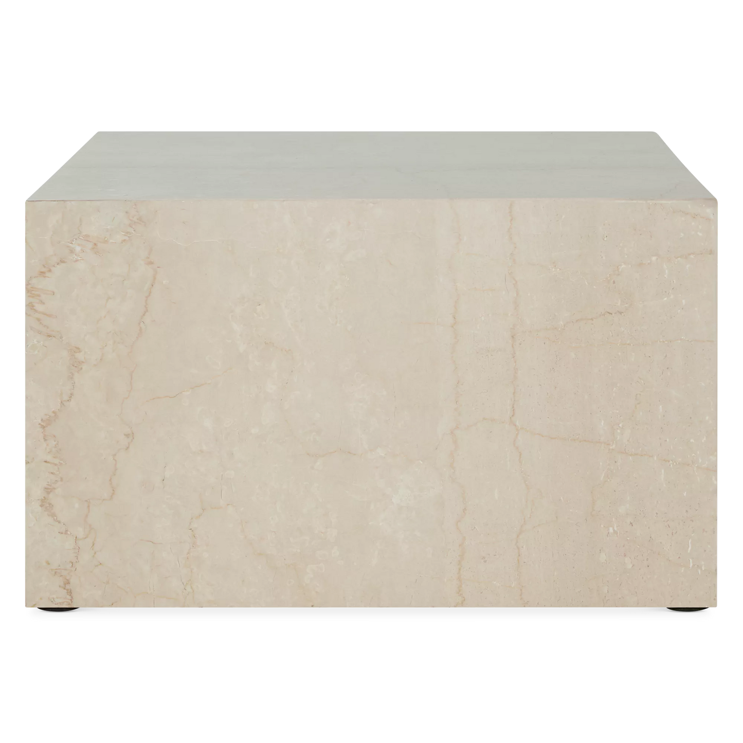 Kub - Table basse effet travertin