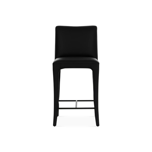 Acari - Tabouret hauteur comptoir en cuir