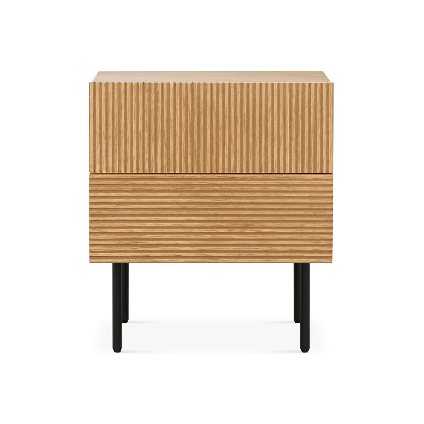 Cannelle - Wooden 2-Drawer Nightstand