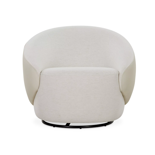 Velin - Fauteuil pivotant en tissu