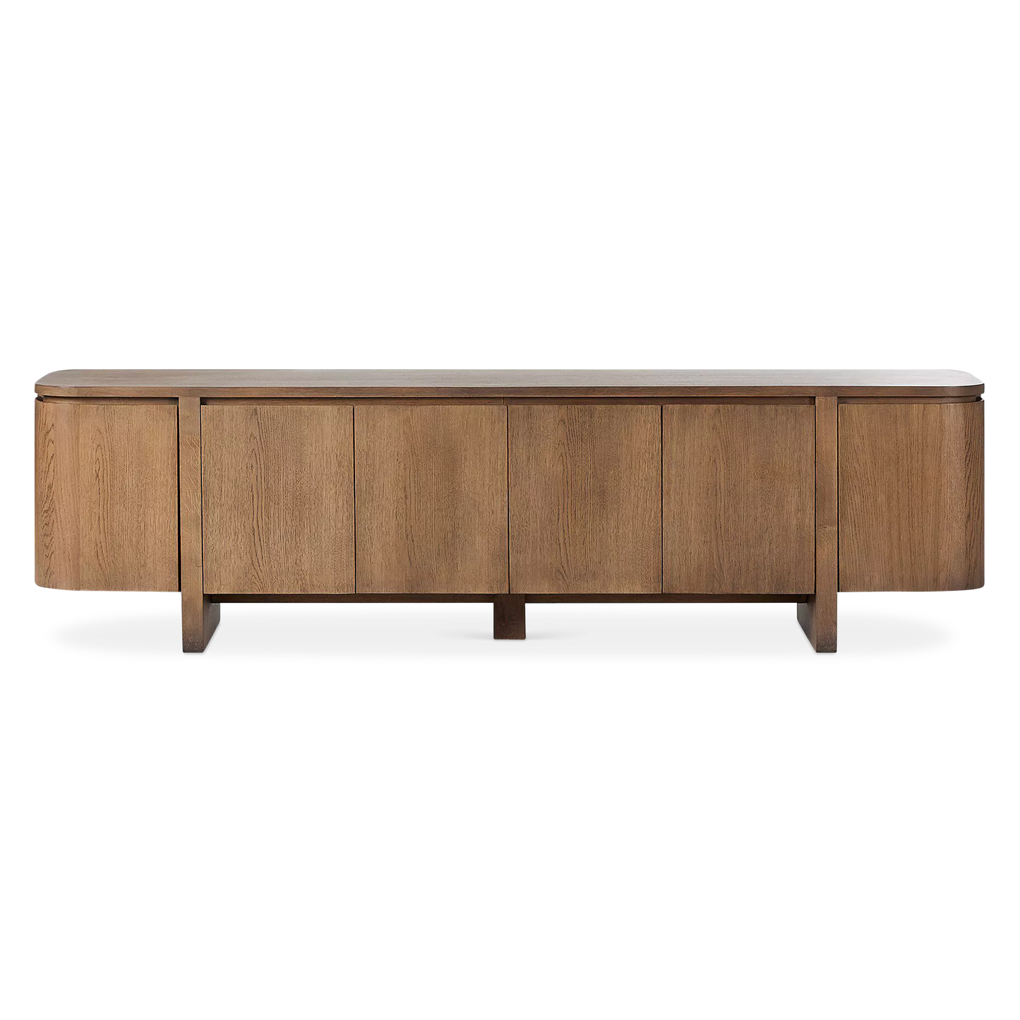 Elle - Console multimédia en chêne par Four Hands
