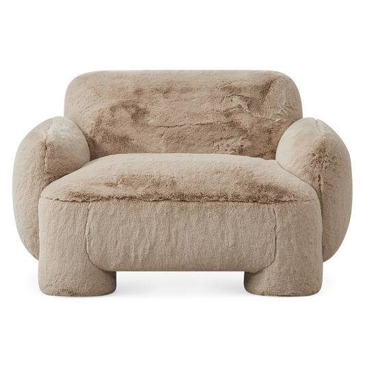 Mingh - Fauteuil en fausse fourrure