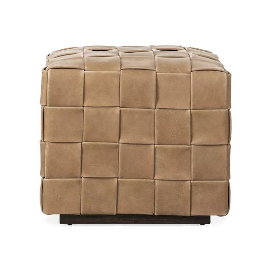 Flores - Leather Ottoman