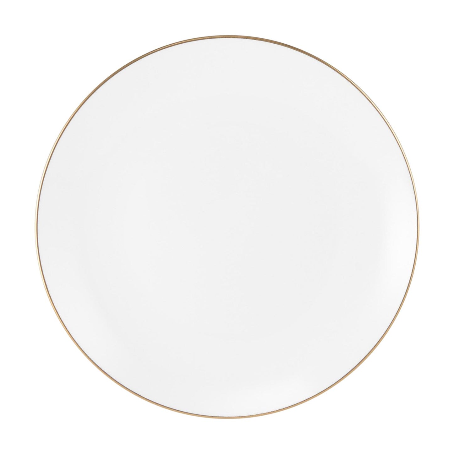 Future - porcelain plate with gold rim