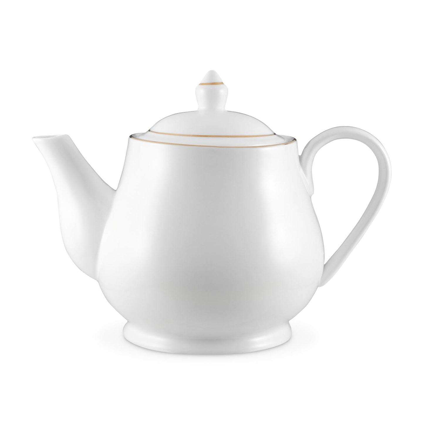 Future - porcelain teapot with gold rim