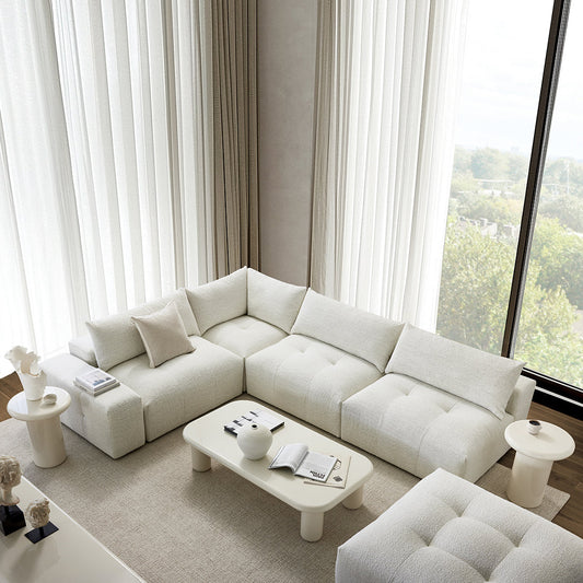 Solene - Fabric Sectional Sofa