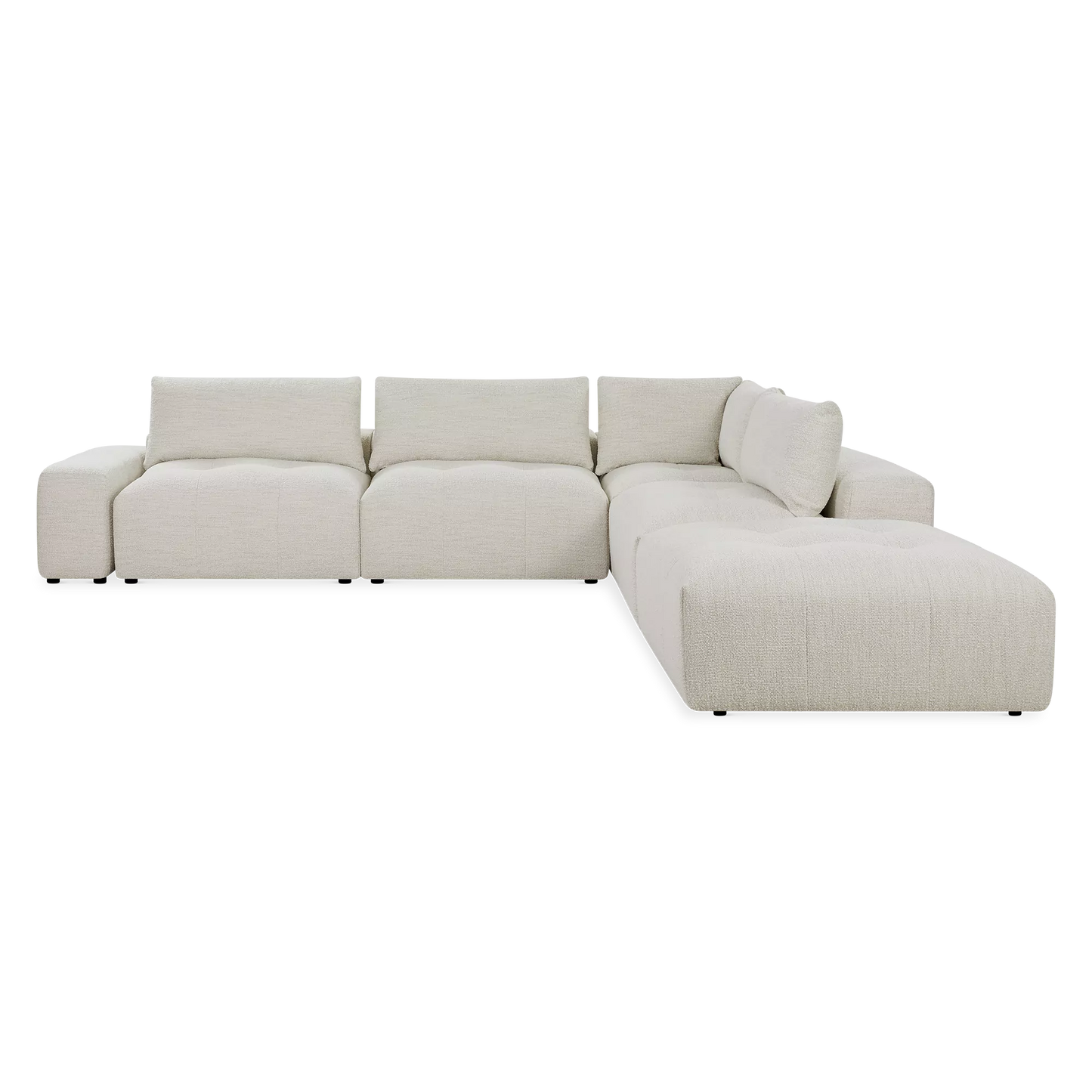 Solene - Fabric-Upholstered Sectional Sofa