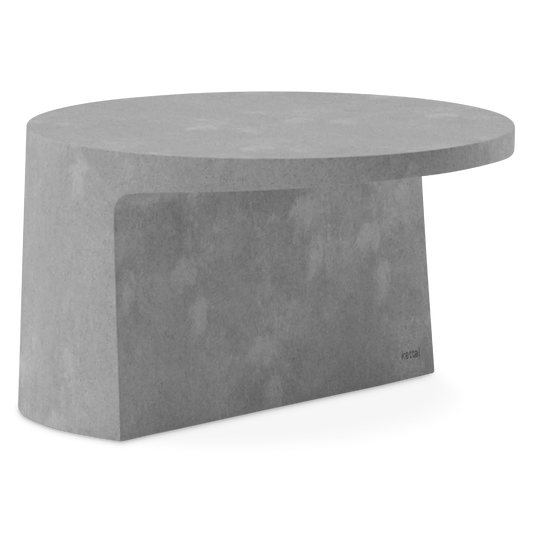 Giro - Table d'appoint extérieure en béton par Kettal