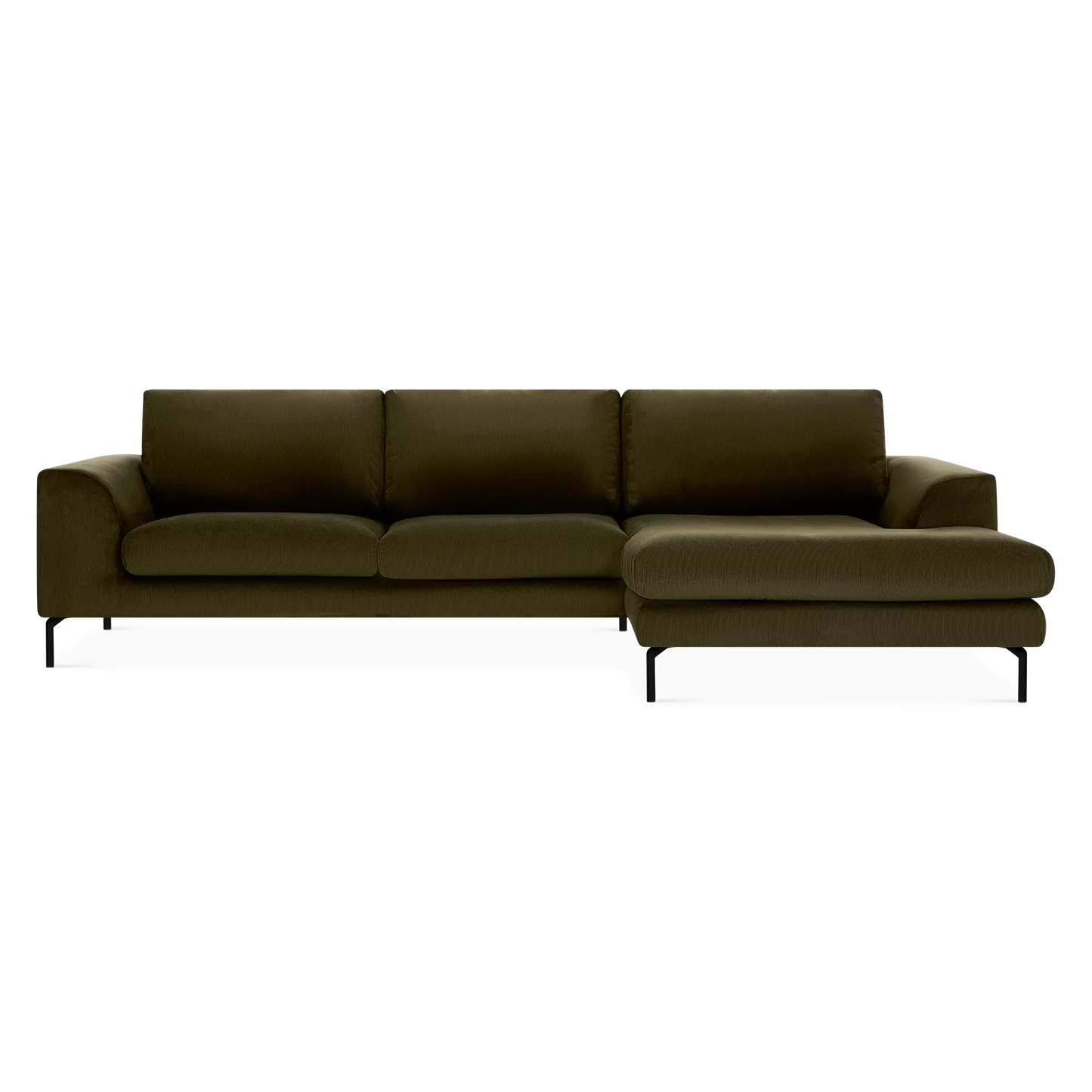 Jazz - Velvet-Upholstered Sectional Sofa