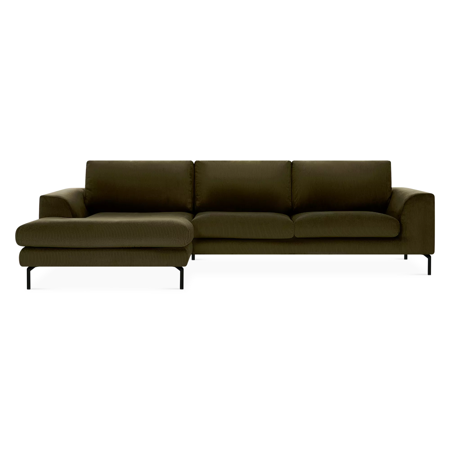 Jazz - Velvet-Upholstered Sectional Sofa