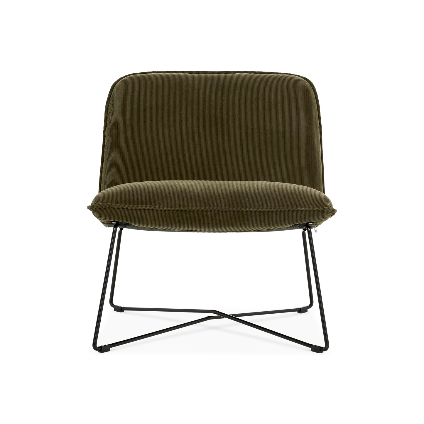 Fly - Fauteuil en tissu velouté