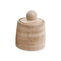 Tino - pot déco effet travertin