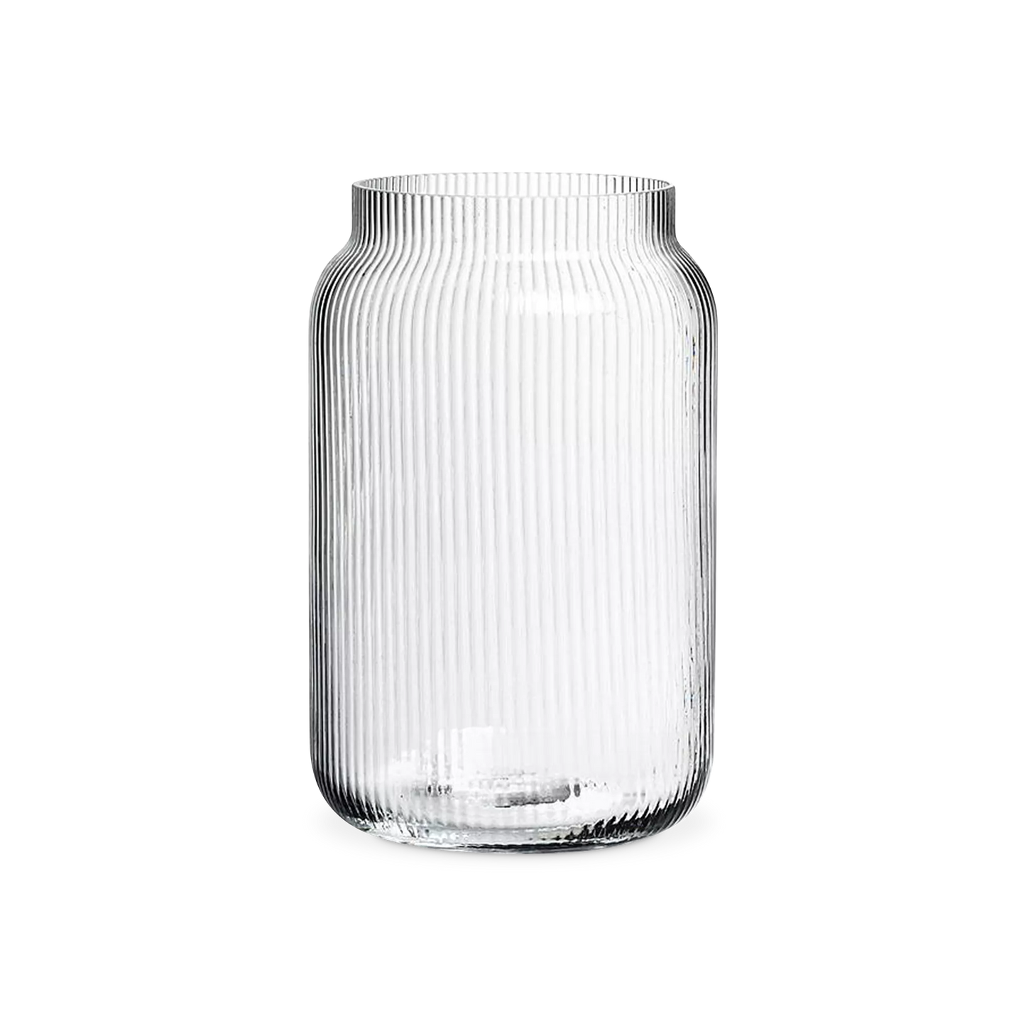 Parallel I - vase en verre texturé