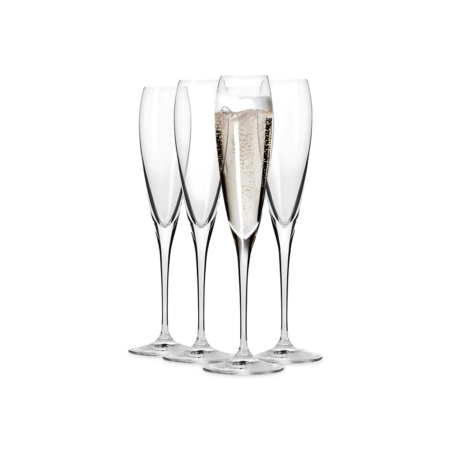 Perla - ensemble de 4 flûtes à champagne