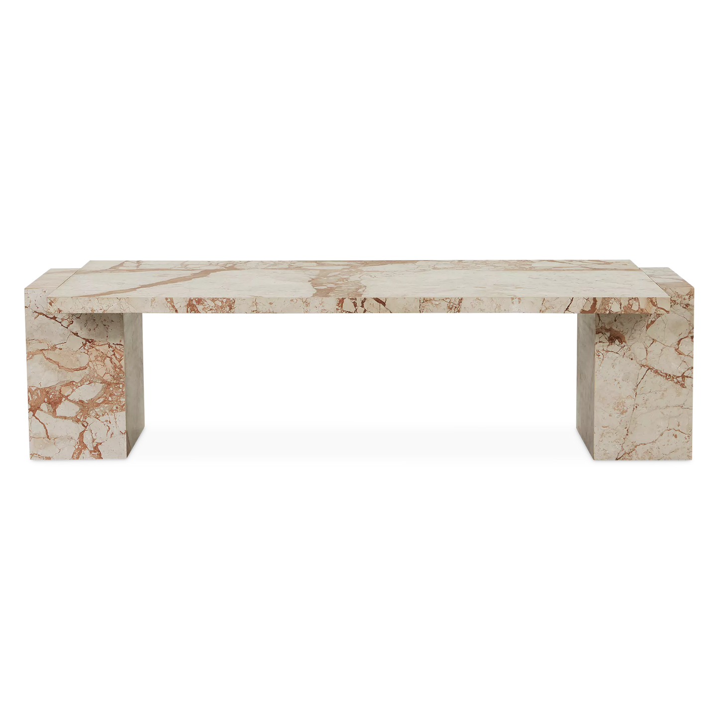 Romano - Table bass en marbre par Four Hands