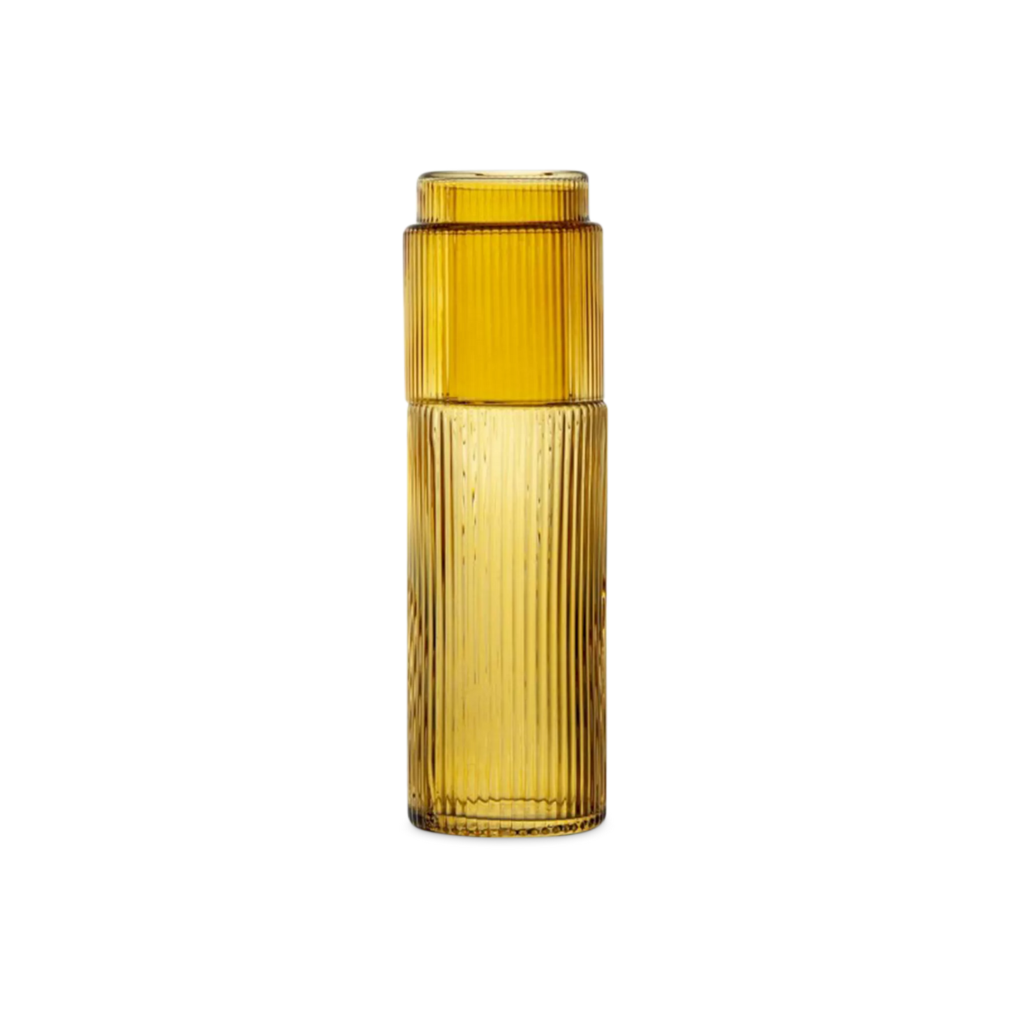 Ribbed - carafe set 0.6L with glass