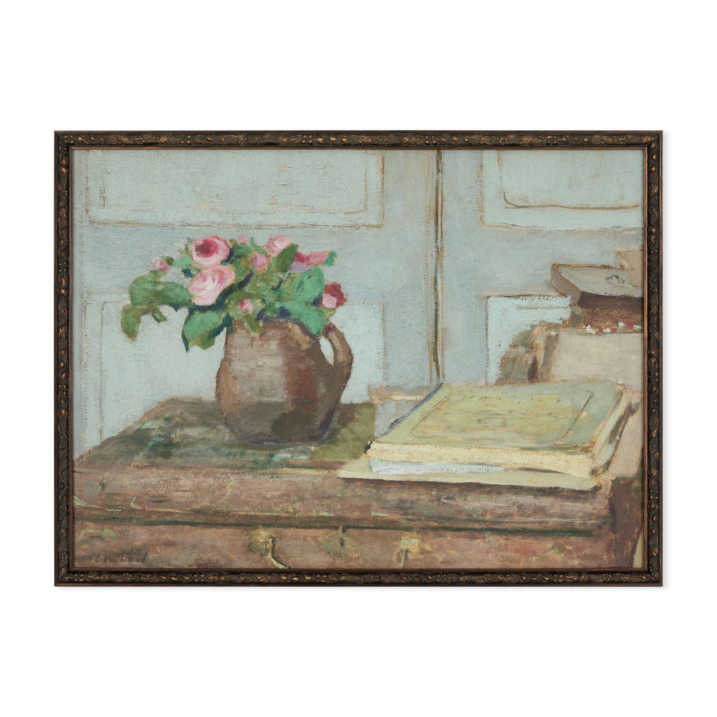 The Artist’s Paint Box - impression avec cadre doré