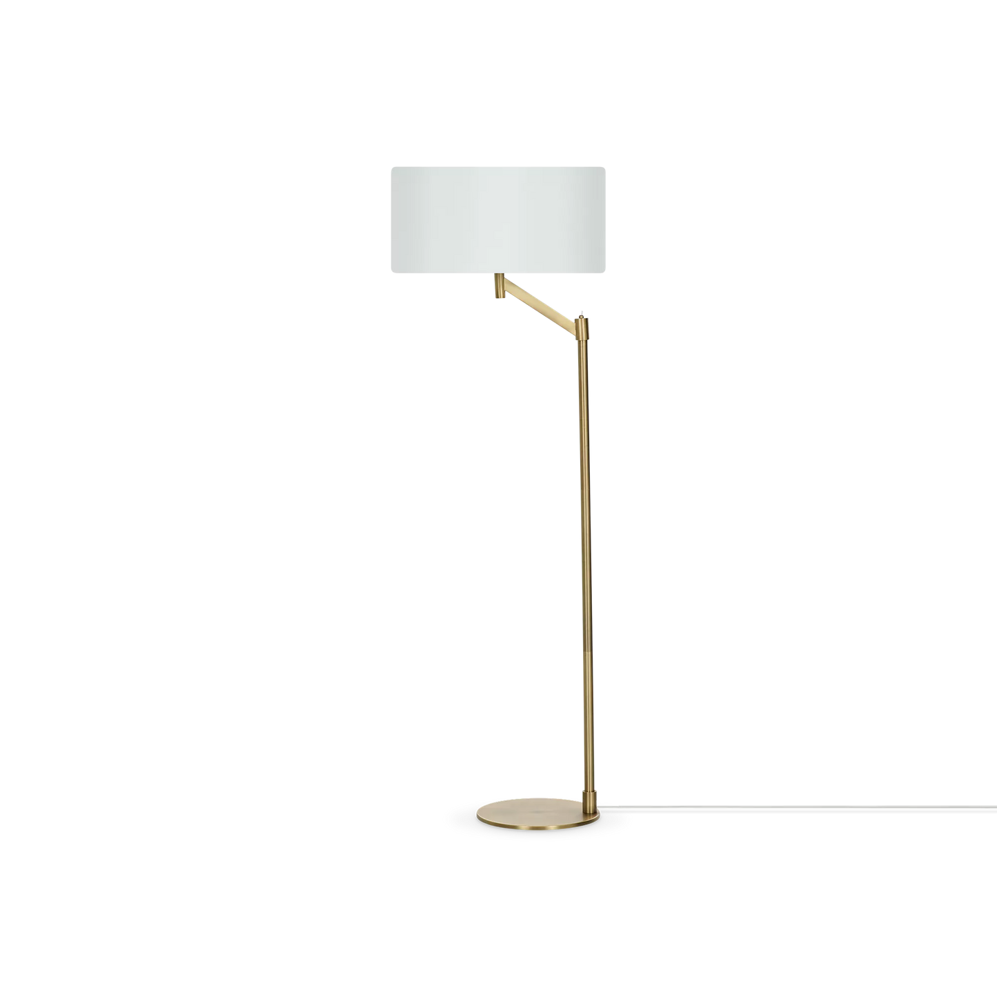 Cassio - lampe de plancher en laiton mat