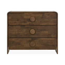 François - commode 3 tiroirs en noyer