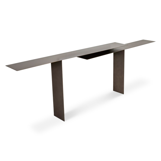 Tee - Table console en bronze par Cattelan Italia