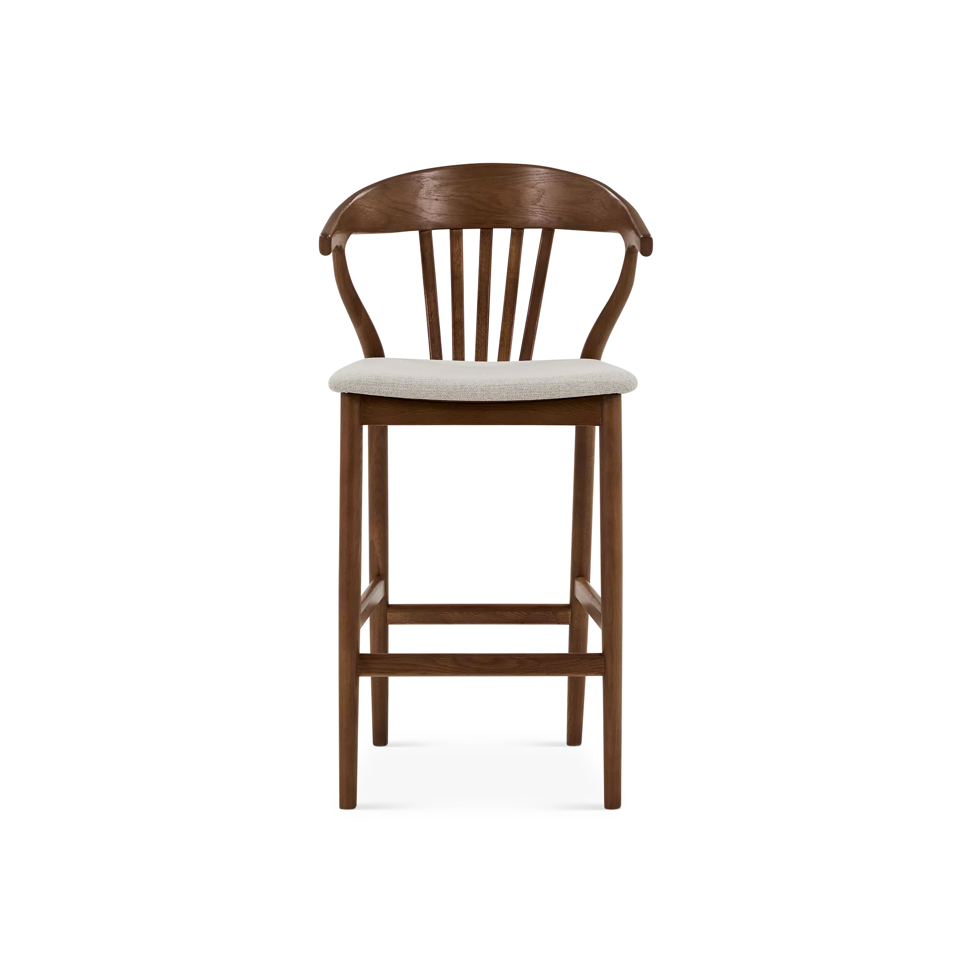 The Nordic stool combines the warmth of oak with a Scandinavian