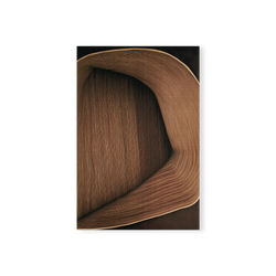 Caramel Lines II - Modern Abstract Print