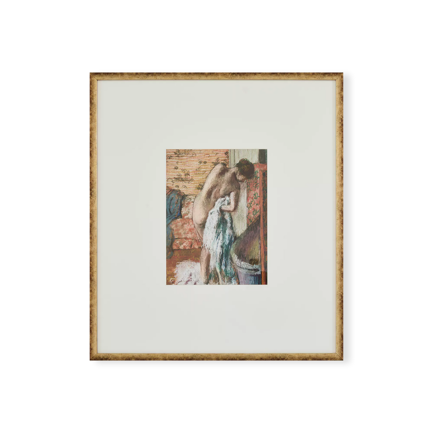 Après le bain II - Edgar Degas Painting