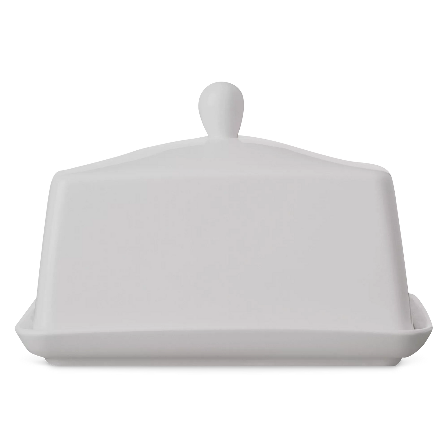 Montana - beurrier en porcelaine blanche