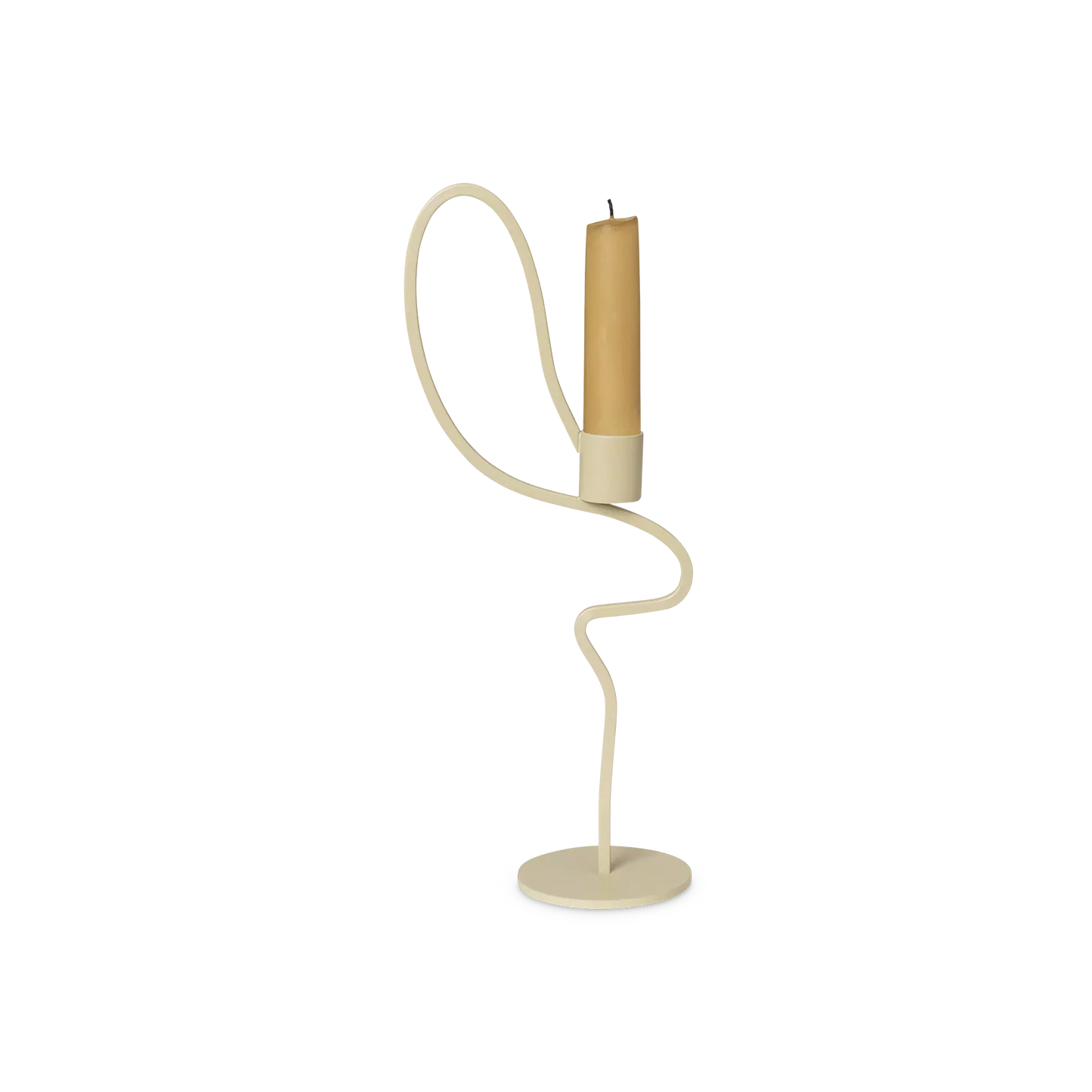 Valse - chandelier en métal ondulé