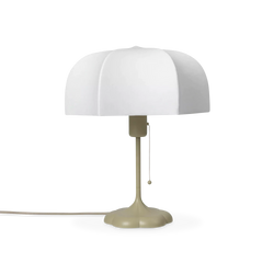 Poem - lampe de table baroque avec abat-jour blanc