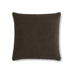 Brooklyn - brown cotton decorative cushion