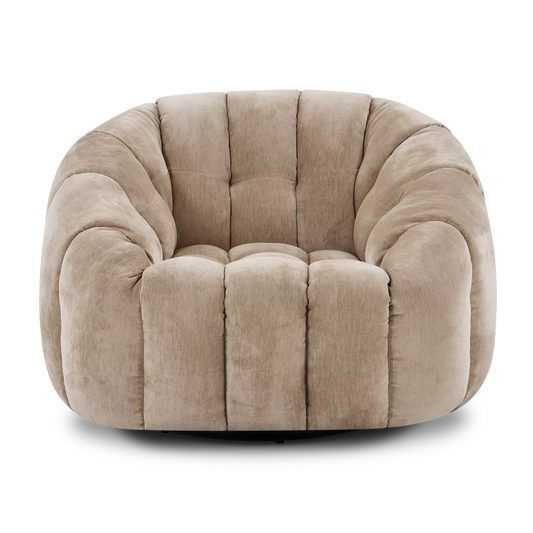Pumpa - Fauteuil pivotant en tissu