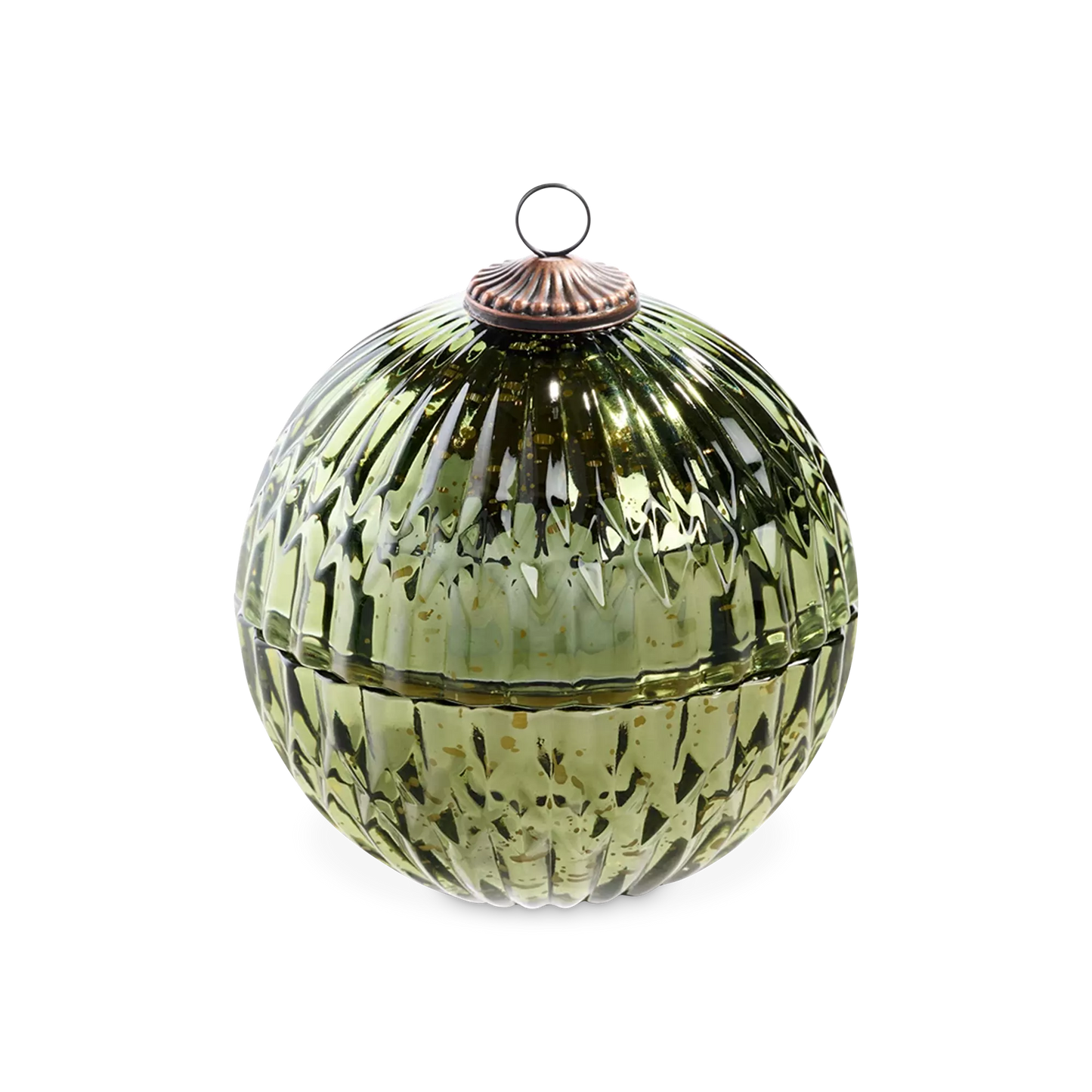 Noble Holiday - Green Christmas Ornament Candle