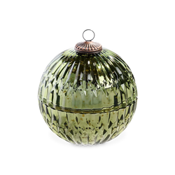 Noble Holiday - Green Christmas Ornament Candle