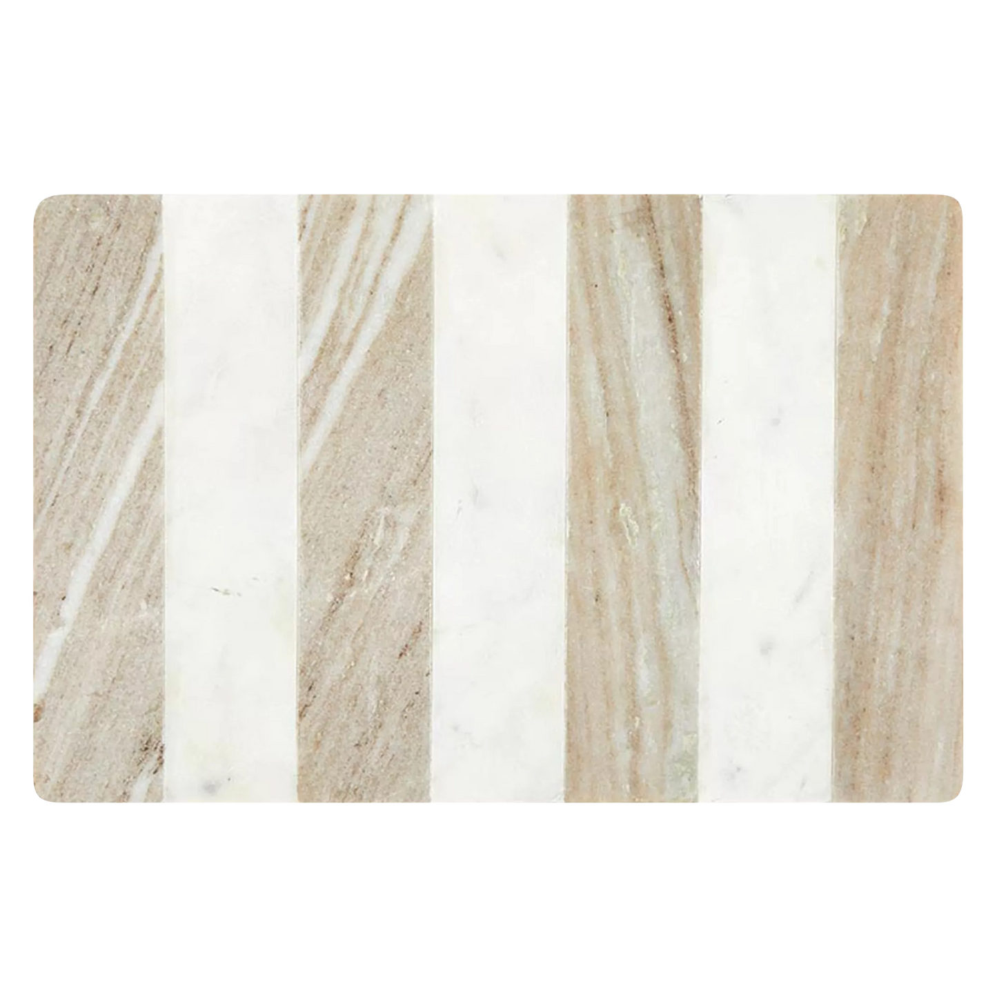 Stripes - marble serving tray