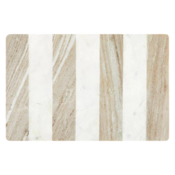 Stripes - marble serving tray