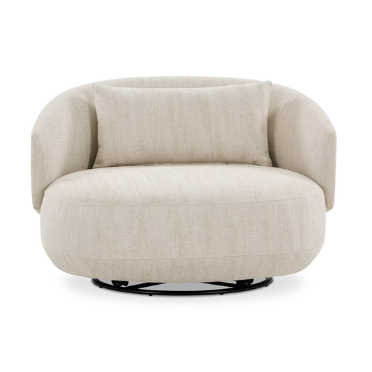 Suny - Fauteuil pivotant en tissu
