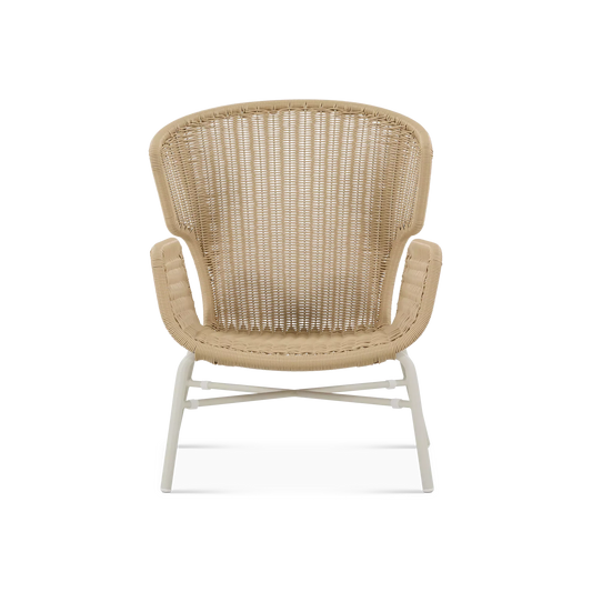 Libellule - Fauteuil à dossier haut extérieur en rotin